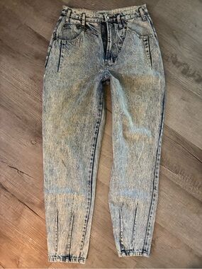 90s vintage retro Union Bay Classic Acid Wash Jeans - Light Blue 13